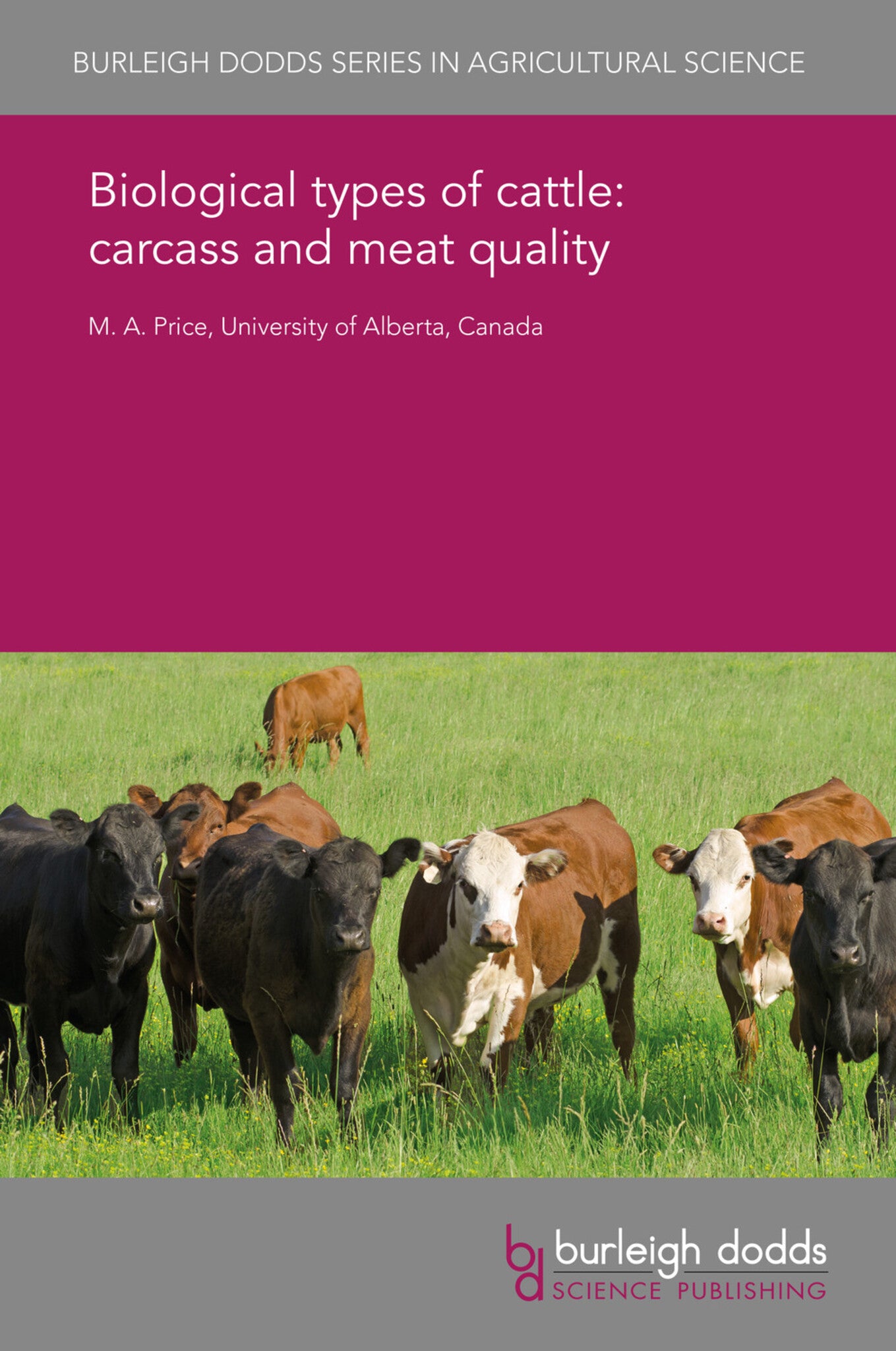 Cover image for Biological types of cattle: carcass and meat quality ISBN 9781838790318